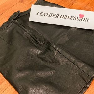 **USED** Real NON treated vintage leather skirt